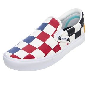 NEW Vans Half Big Checker ComfyCush Slip-On Multicloured Shoes, 7.5M/9W